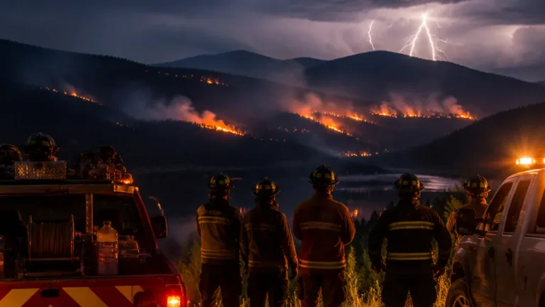 Thunderstorm overnight sparks six small wildfires across West Kootenay
