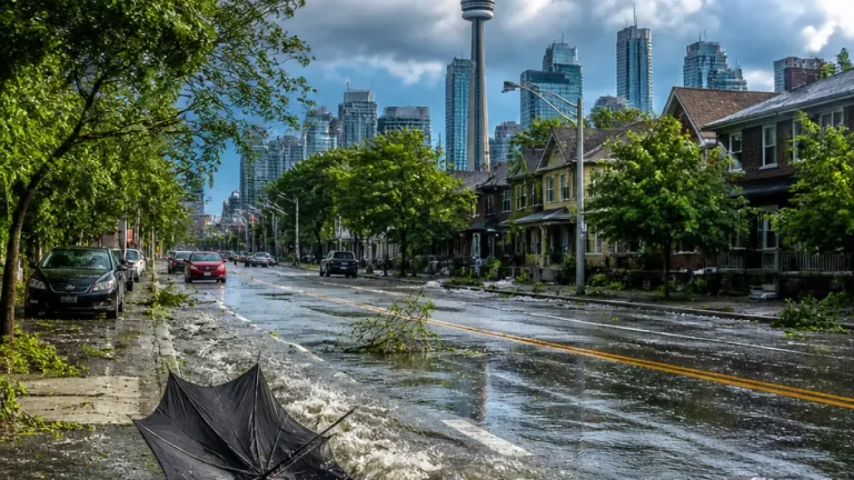 Toronto under severe thunderstorm watch; gusts up to 110 km/h and up to 40 mm of rain possible