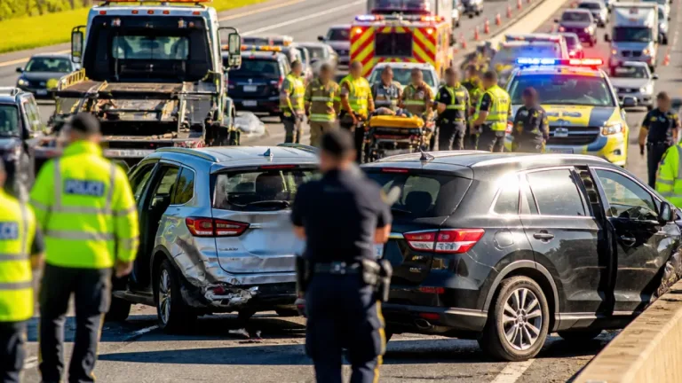 Two dead, three hurt after rear‑end crash closes Hwy. 401 in Mississauga