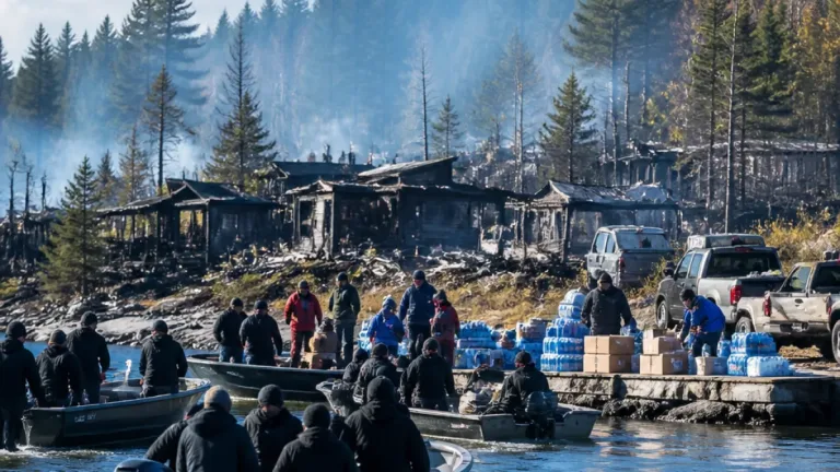 Unrecognized Collins First Nation seeks emergency aid after wildfire razes community
