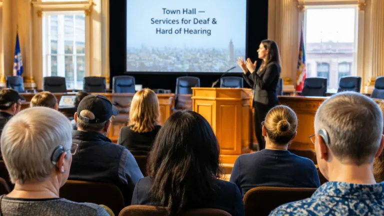 Victoria hosts town hall after sudden Island Deaf and Hard of Hearing Centre closures
