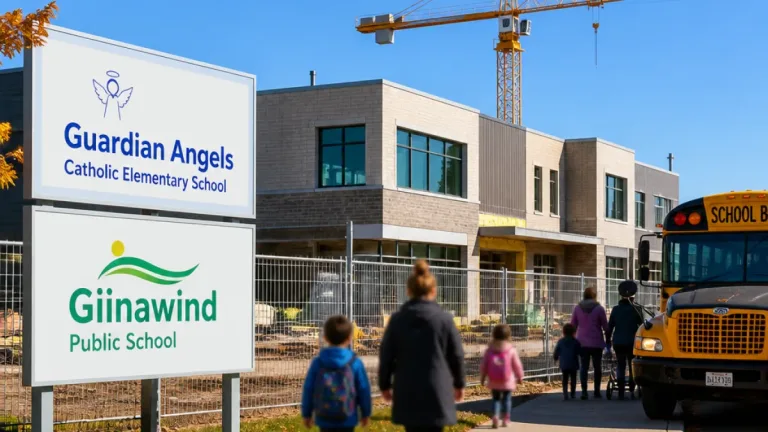 Waterloo region school boards unveil Guardian Angels name for new southeast Galt elementary