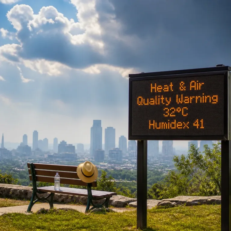 Heat and air-quality warnings issued as humidex spikes to 41°C on July 15