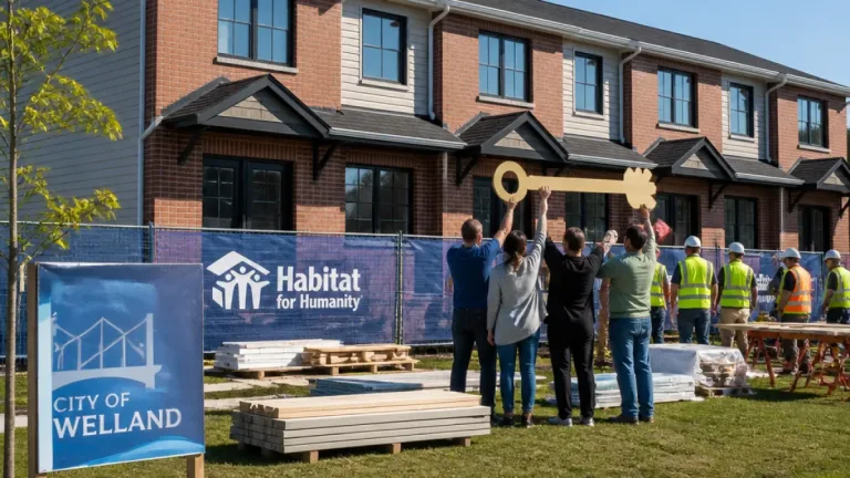 Welland families receive keys to homes in Habitat’s largest local build