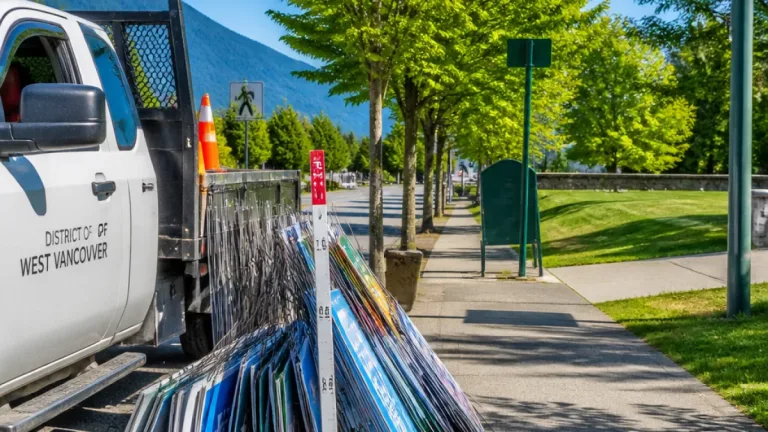 West Vancouver council to consider banning election signs from public property