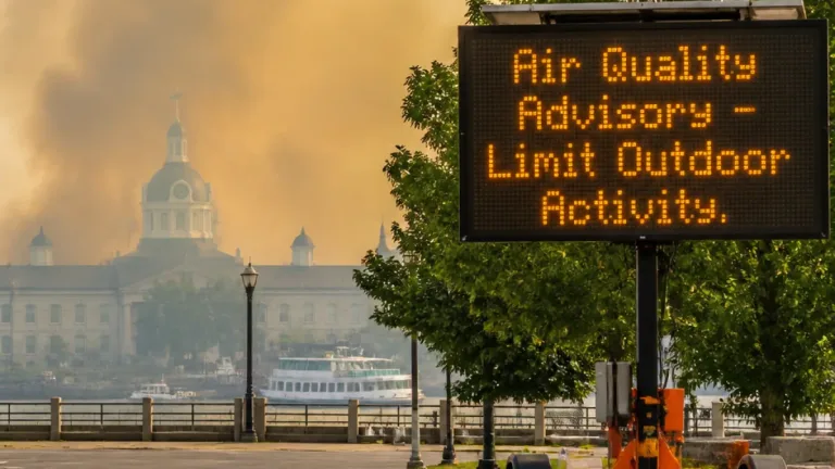 Wildfire smoke prompts air quality warning, health advisory for Kingston
