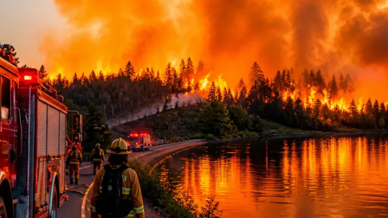 Wildfire south of Fredericton grows to several hectares and is out of control