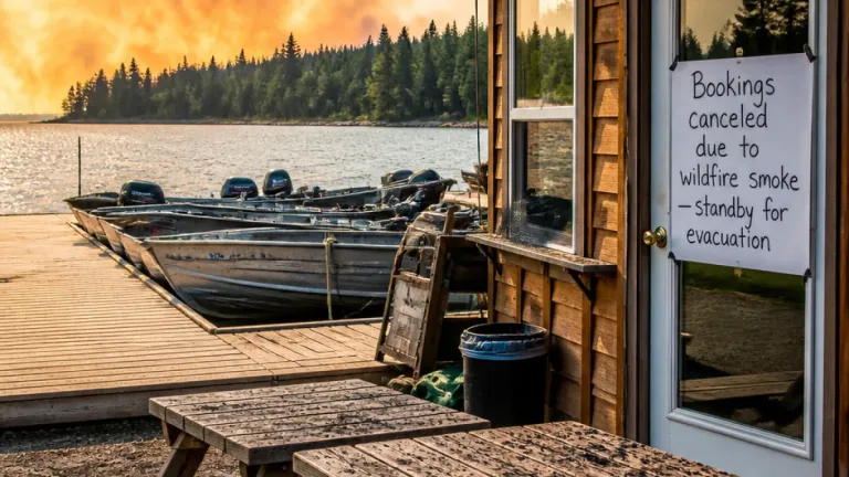 Wildfires choke tourism in northwestern Ontario as lodges brace for losses