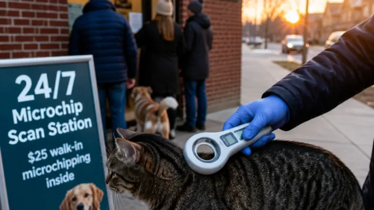 Windsor clinic marks 1,000th microchip as low-cost pet ID service gains traction