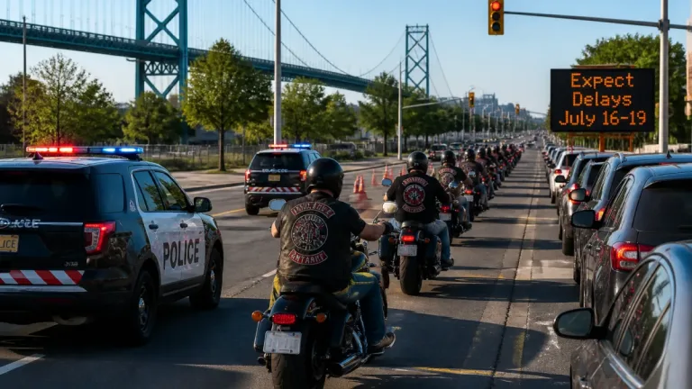Windsor police reassure public ahead of Hells Angels visit; traffic delays possible