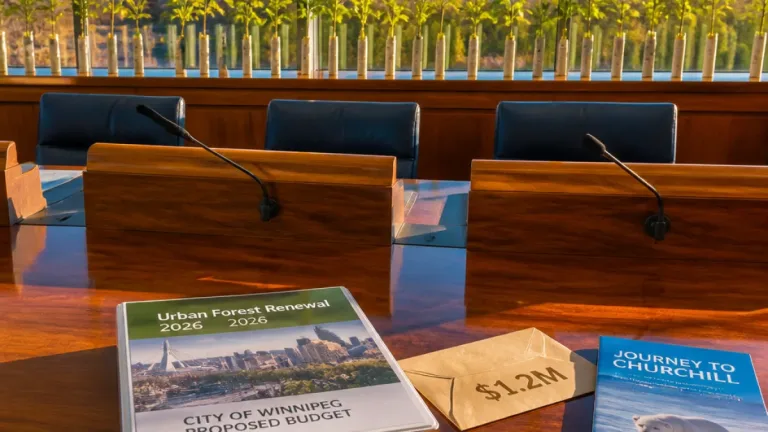 Winnipeg mayor moves to protect tree-planting funds after provincial shift to zoo project