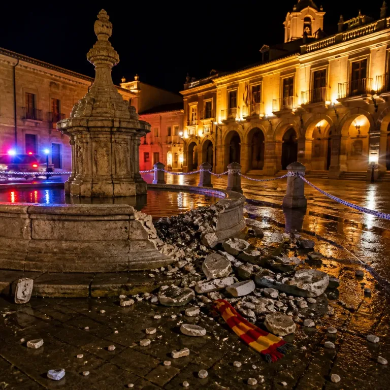 Teen killed as fountain collapses during Spain’s World Cup celebrations