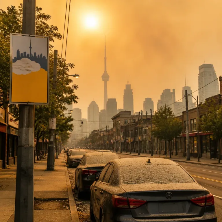 Smoke from northern Ontario wildfires turns Toronto sky yellow, ranks worst for air quality