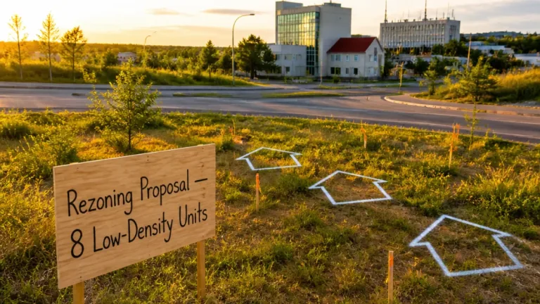 Yellowknife council divided over plan to rezone Burwash green space for housing