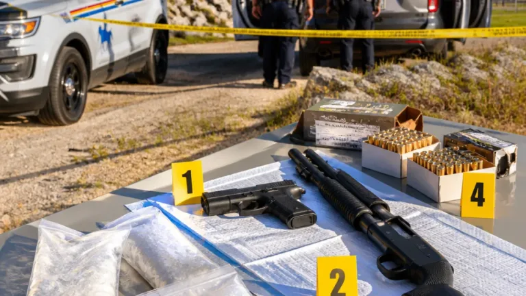 Yellowknife RCMP arrest three after traffic stop; guns and suspected cocaine seized
